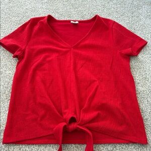 J. Crew red tie top